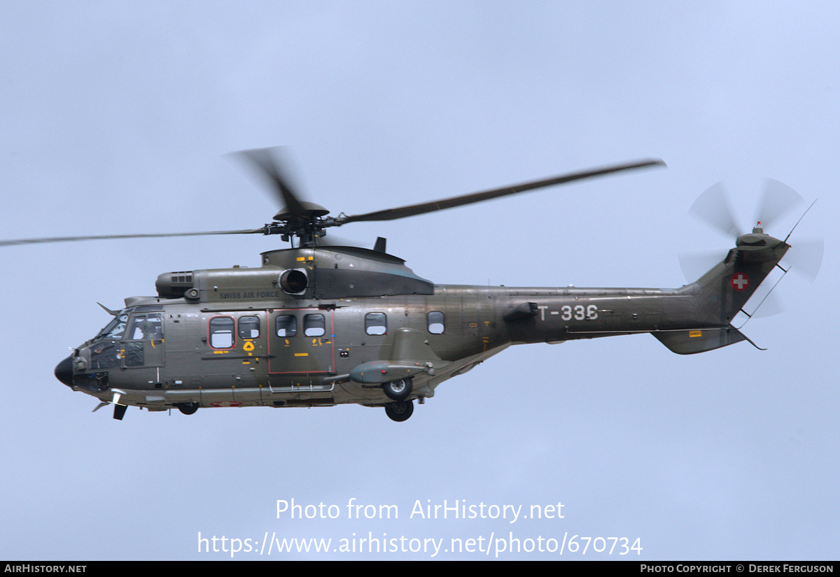 Aircraft Photo of T-336 | Eurocopter TH98 Cougar (AS-532UL) | Switzerland - Air Force | AirHistory.net #670734