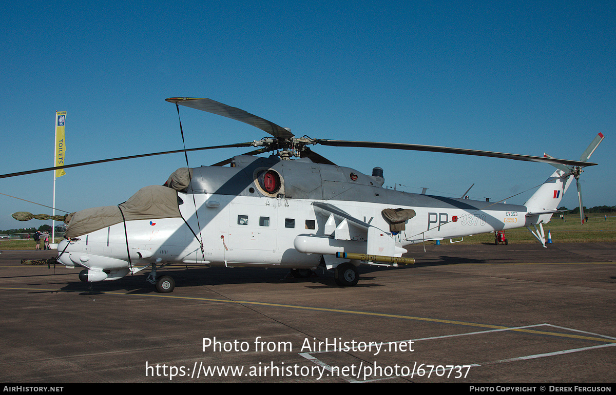 Aircraft Photo of 3370 / EV953 | Mil Mi-35 | Czechia - Air Force | AirHistory.net #670737