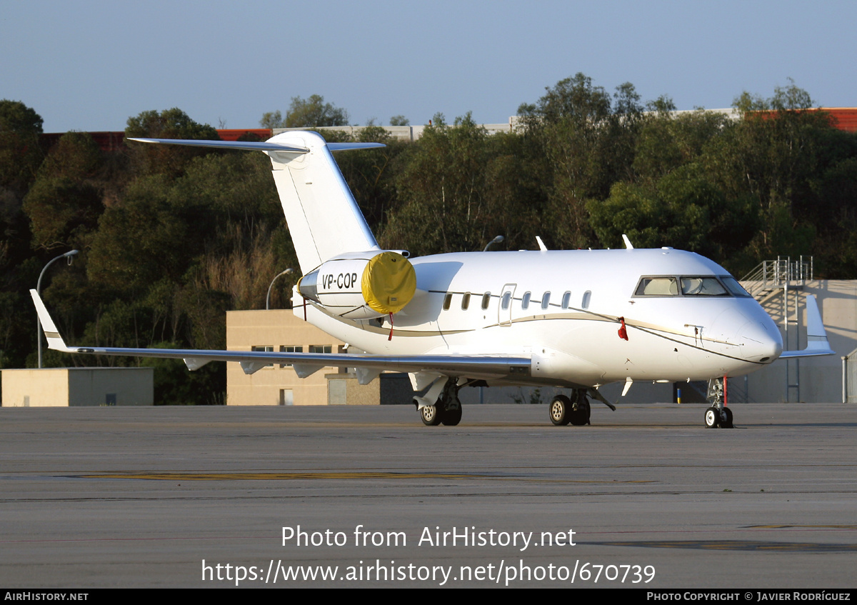 Aircraft Photo of VP-COP | Bombardier Challenger 604 (CL-600-2B16) | AirHistory.net #670739