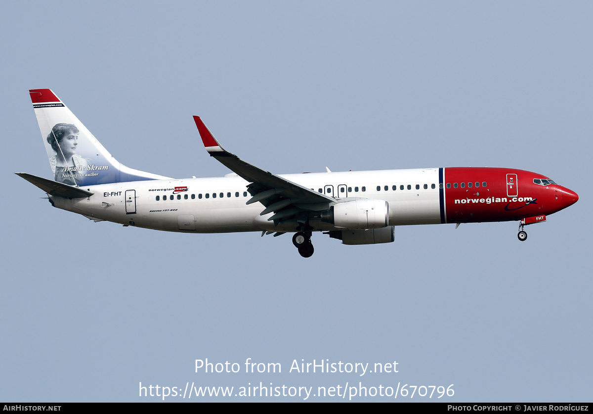 Aircraft Photo of EI-FHT | Boeing 737-8JP | Norwegian | AirHistory.net #670796