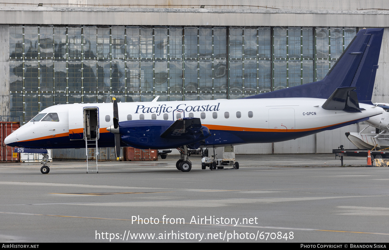 Aircraft Photo of C-GPCN | Saab 340B | Pacific Coastal Airlines | AirHistory.net #670848