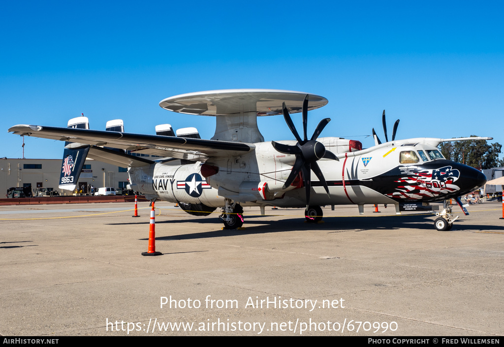 Aircraft Photo of 169863 | Northrop Grumman E-2D Hawkeye | USA - Navy | AirHistory.net #670990