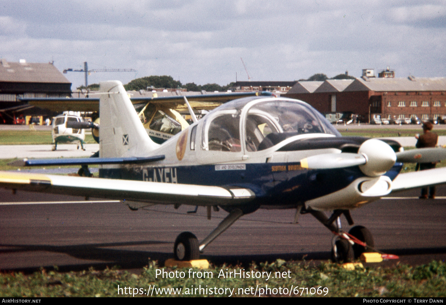 Aircraft Photo of G-AXEH | Beagle B.125 Bulldog 1 | Scottish Aviation | AirHistory.net #671069