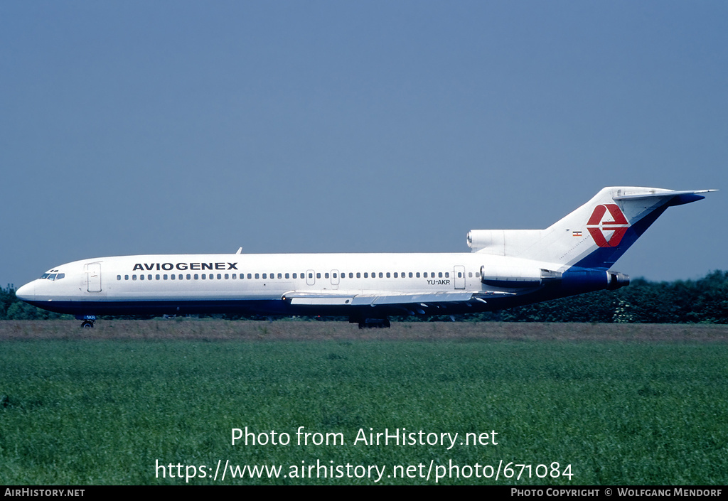 Aircraft Photo of YU-AKR | Boeing 727-277/Adv | Aviogenex | AirHistory.net #671084