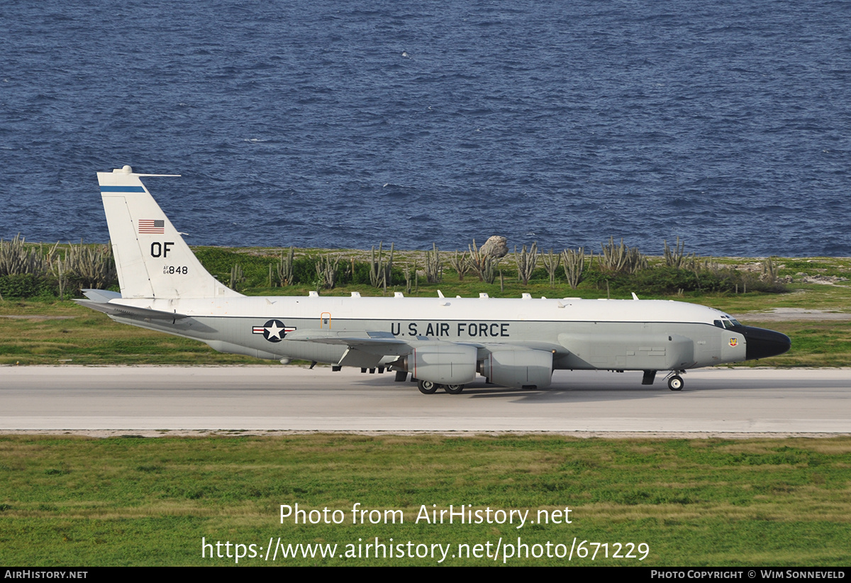 Aircraft Photo of 64-14848 / AF64-848 | Boeing RC-135V | USA - Air Force | AirHistory.net #671229