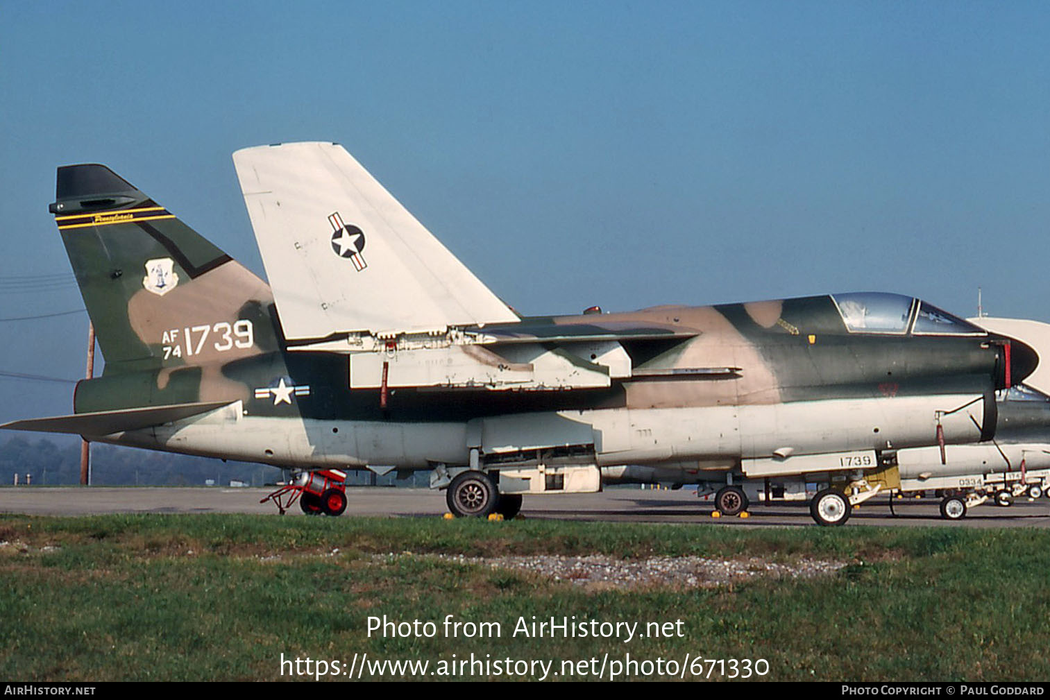 Aircraft Photo of 74-1739 / AF74-1739 | LTV A-7D Corsair II | USA - Air Force | AirHistory.net #671330