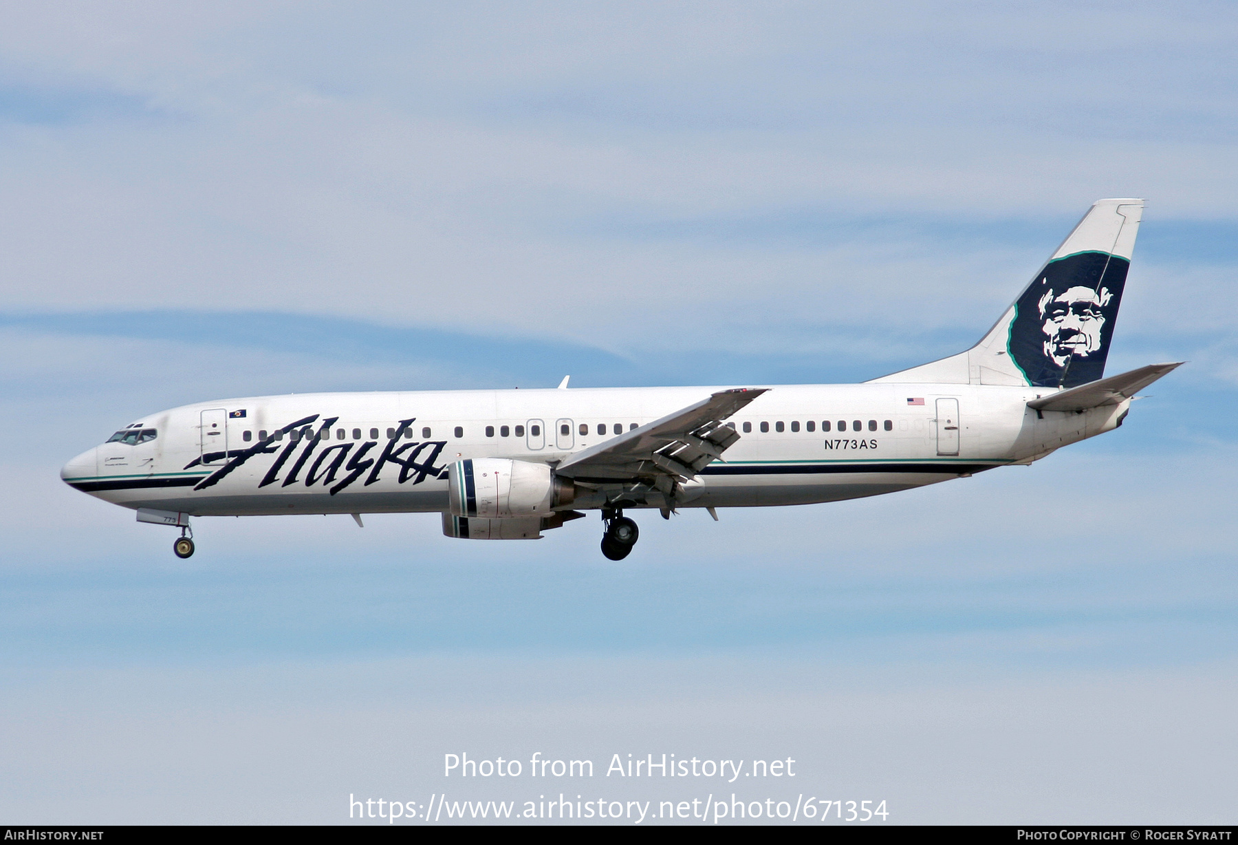 Aircraft Photo of N773AS | Boeing 737-4Q8 | Alaska Airlines ...