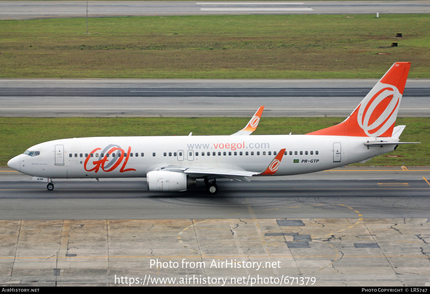 Aircraft Photo of PR-GTP | Boeing 737-8EH | GOL Linhas Aéreas | AirHistory.net #671379