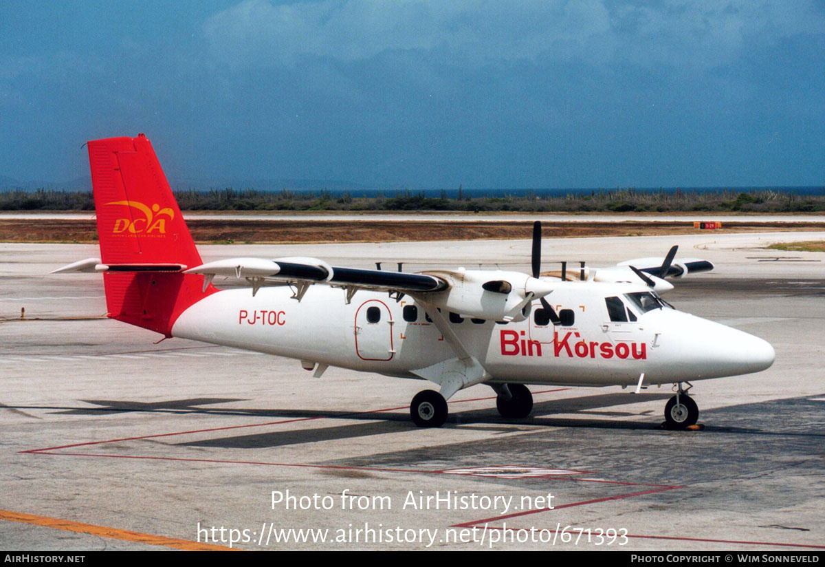 Aircraft Photo of PJ-TOC | De Havilland Canada DHC-6-300 Twin Otter | DCA - Dutch Caribbean Airlines | AirHistory.net #671393