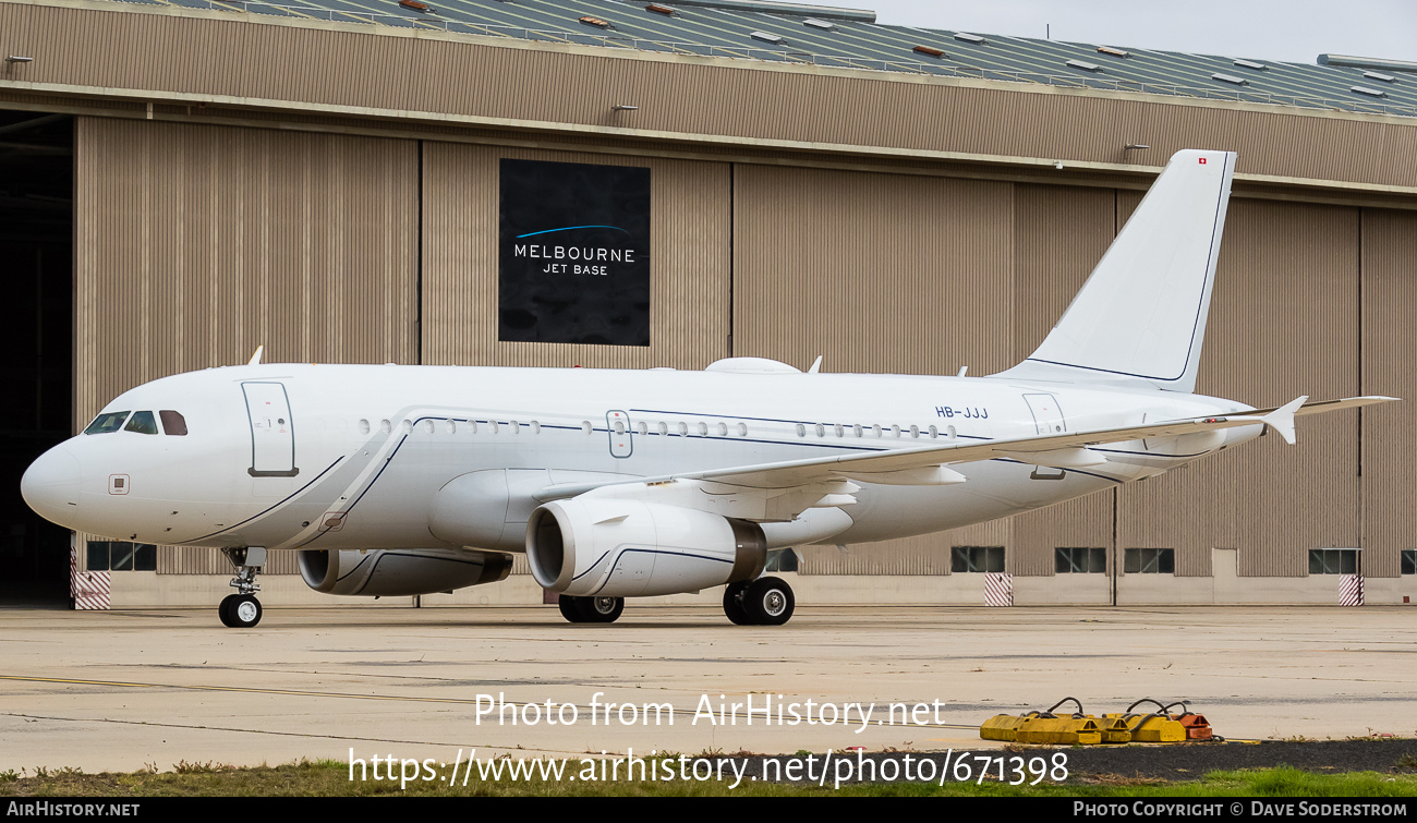 Aircraft Photo of HB-JJJ | Airbus A319-133X | AirHistory.net #671398