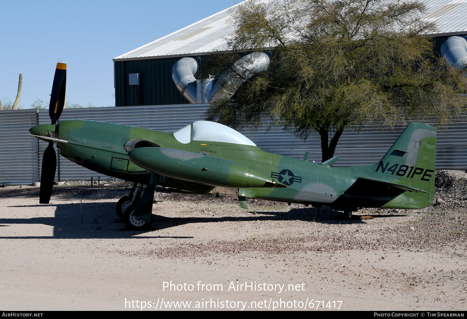 Aircraft Photo of N481PE | Piper PA-48 Enforcer | USA - Air Force ...