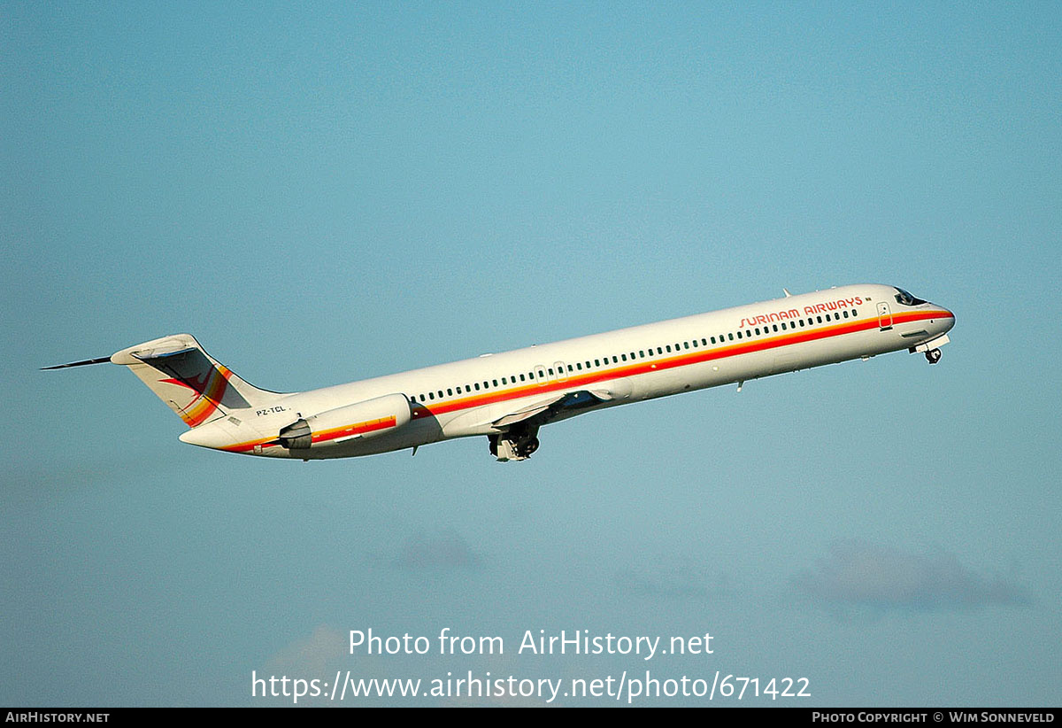 Aircraft Photo of PZ-TCL | McDonnell Douglas MD-82 (DC-9-82) | Surinam Airways | AirHistory.net #671422