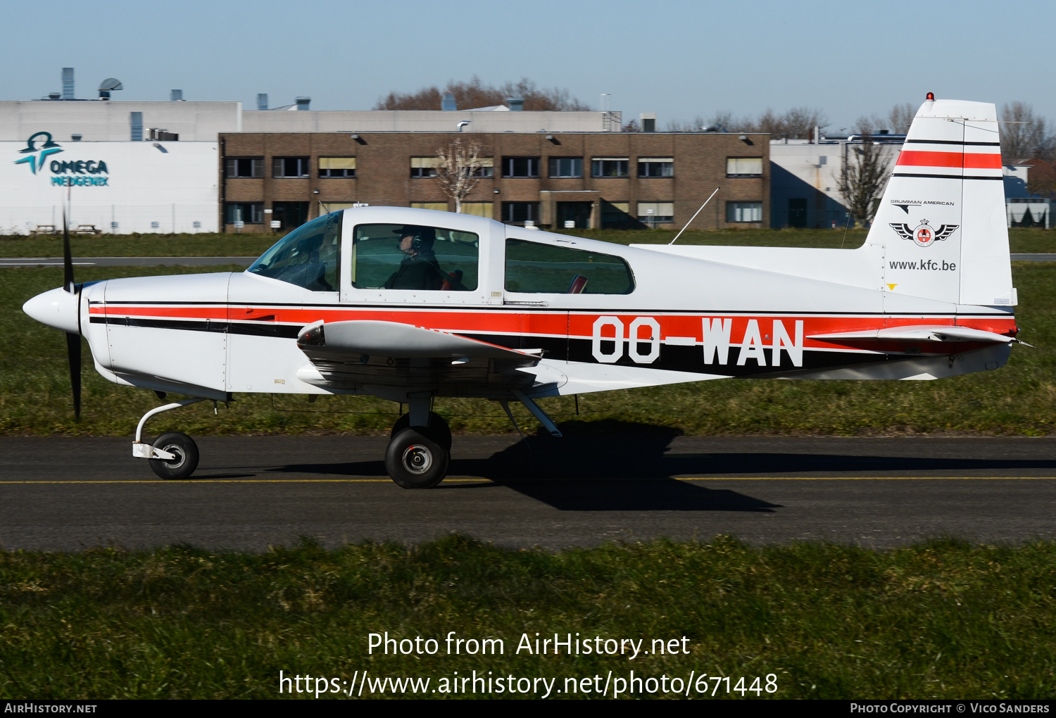 Aircraft Photo of OO-WAN | Grumman American AA-5 Traveler | Kortrijk Flying Club | AirHistory.net #671448