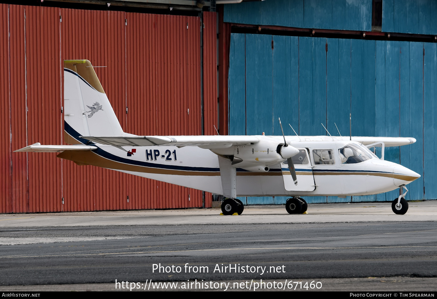 Aircraft Photo of HP-21 | Britten-Norman BN-2A-21 Islander | AirHistory.net #671460