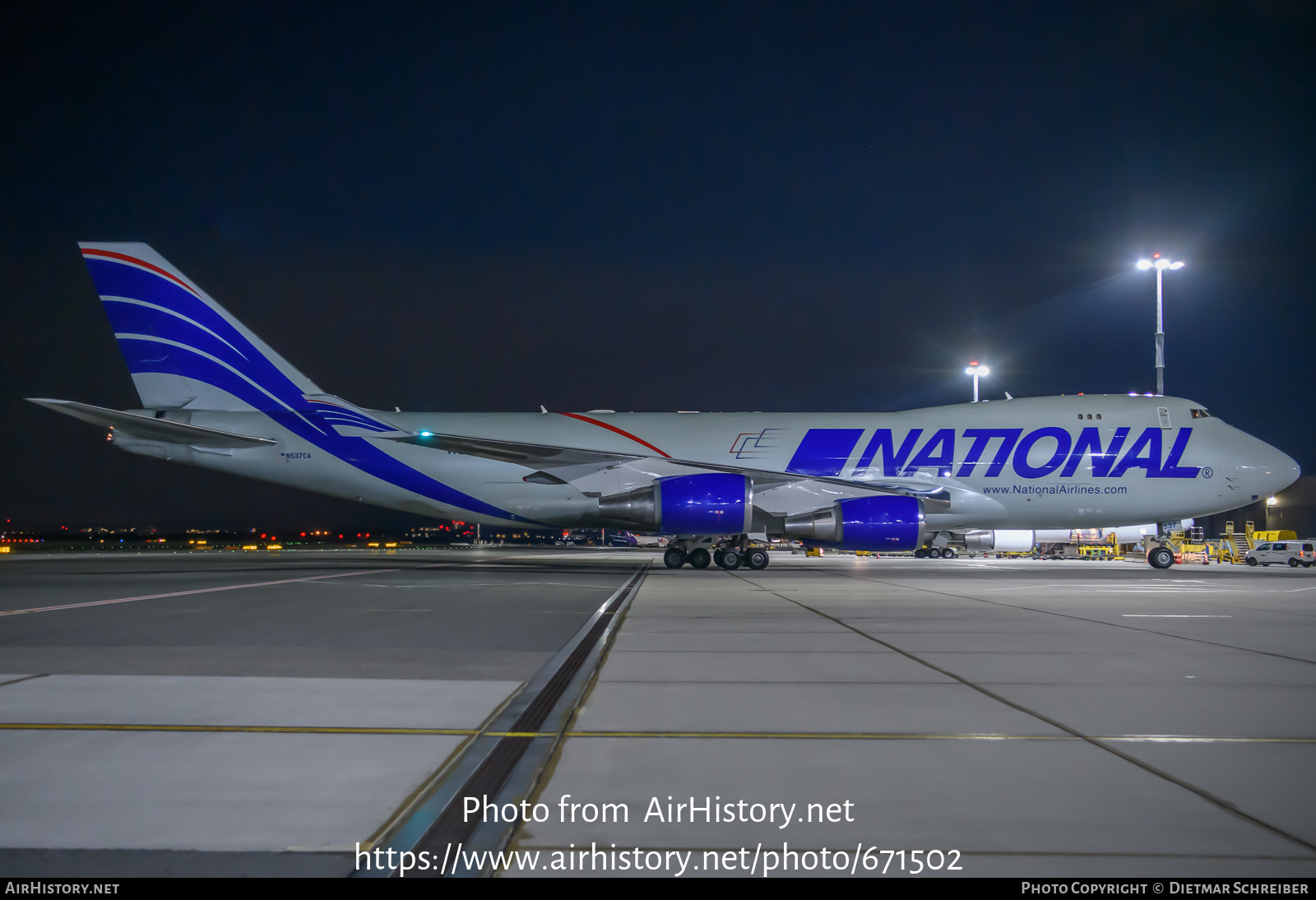 Aircraft Photo of N537CA | Boeing 747-446F/SCD | National Airlines | AirHistory.net #671502