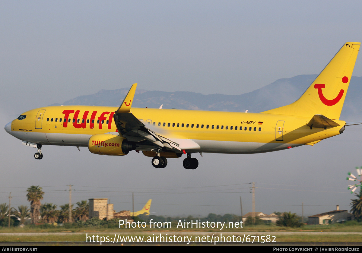 Aircraft Photo of D-AHFV | Boeing 737-8K5 | TUIfly | AirHistory.net #671582