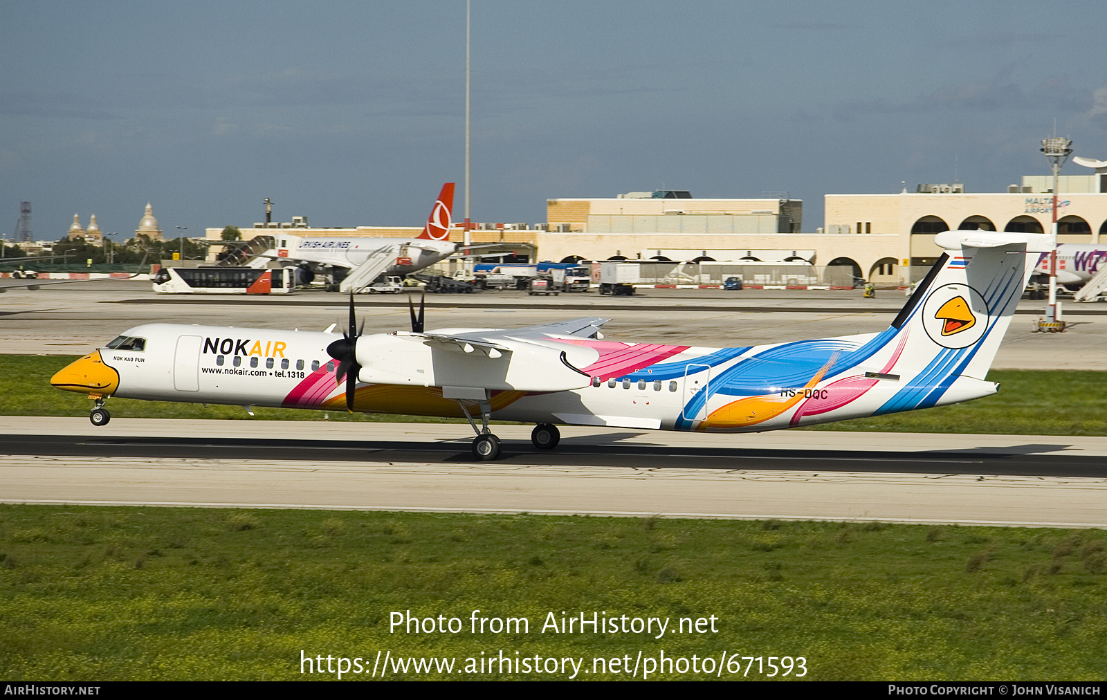 Aircraft Photo of HS-DQC | Bombardier DHC-8-402 Dash 8 | Nok Air | AirHistory.net #671593