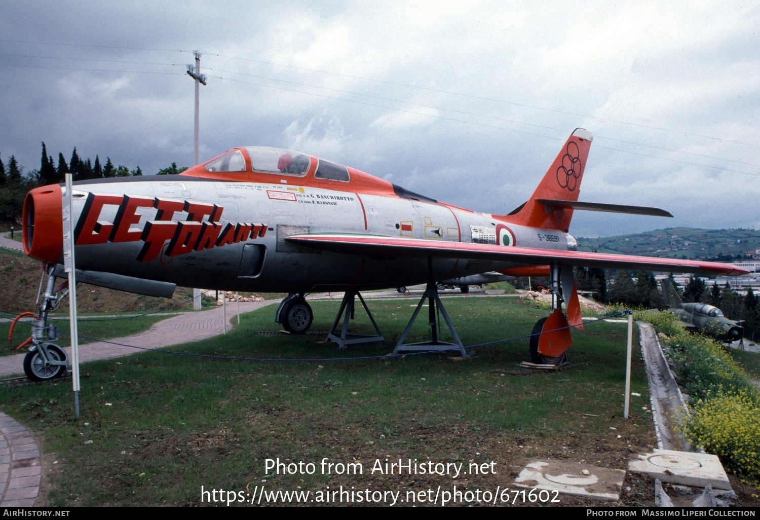 Aircraft Photo of 53-6591 / 5-36591 | Republic F-84F Thunderstreak | Italy - Air Force | AirHistory.net #671602