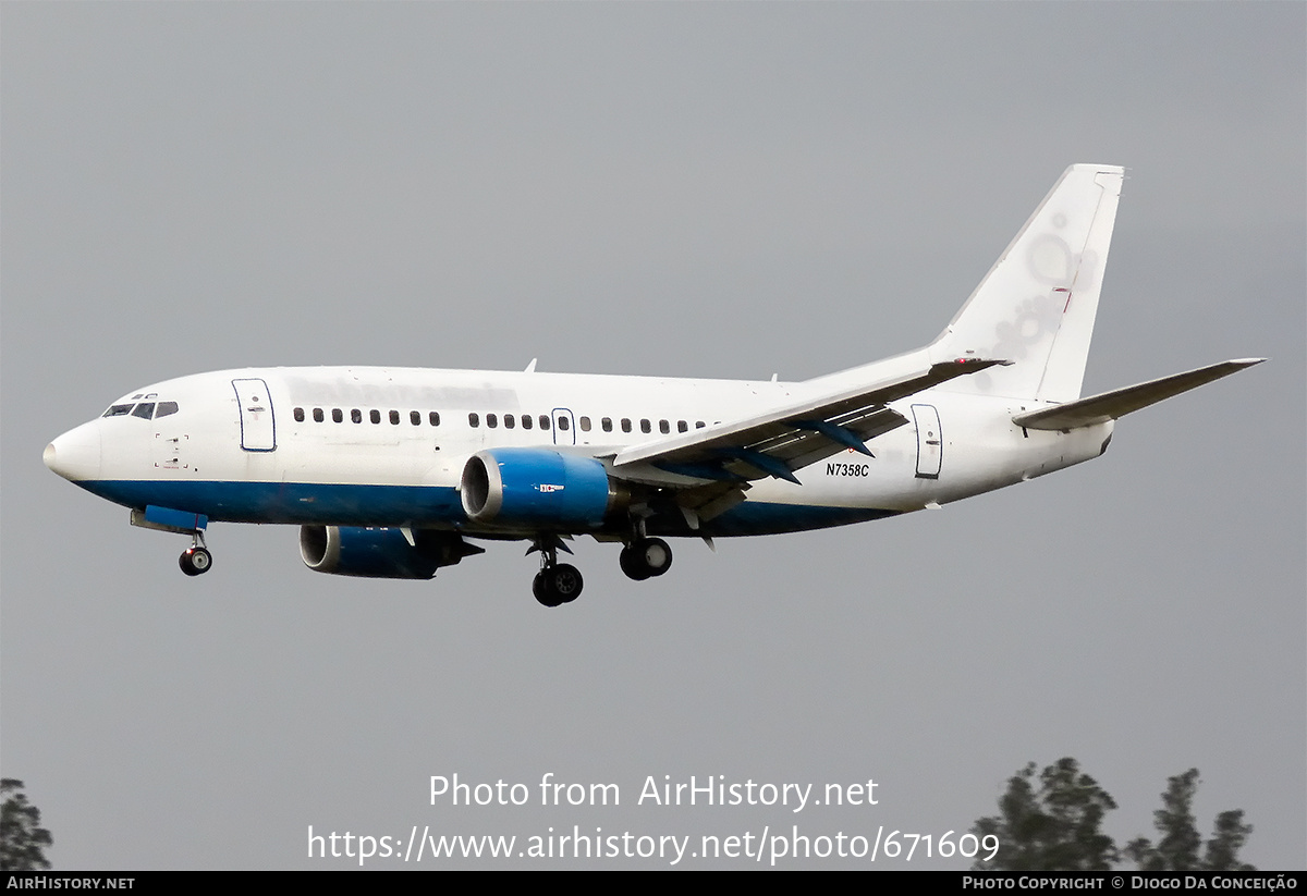 Aircraft Photo of N7358C | Boeing 737-5H6 | AirHistory.net #671609