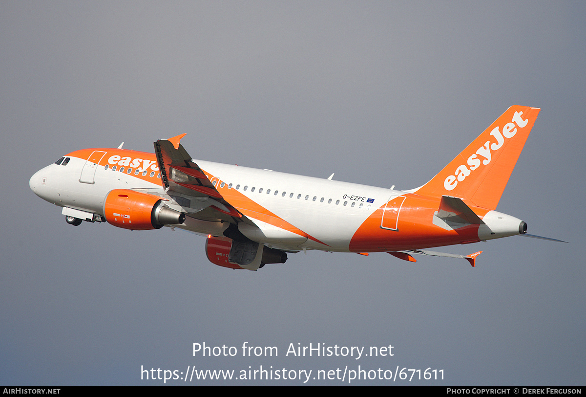 Aircraft Photo of G-EZTE | Airbus A320-214 | EasyJet | AirHistory.net #671611