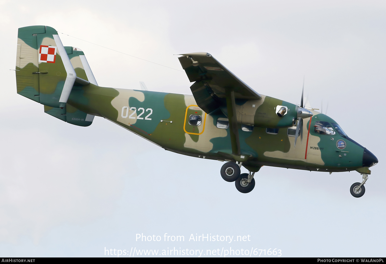 Aircraft Photo of 0222 | PZL-Mielec M-28B/PT Bryza | Poland - Air Force | AirHistory.net #671663