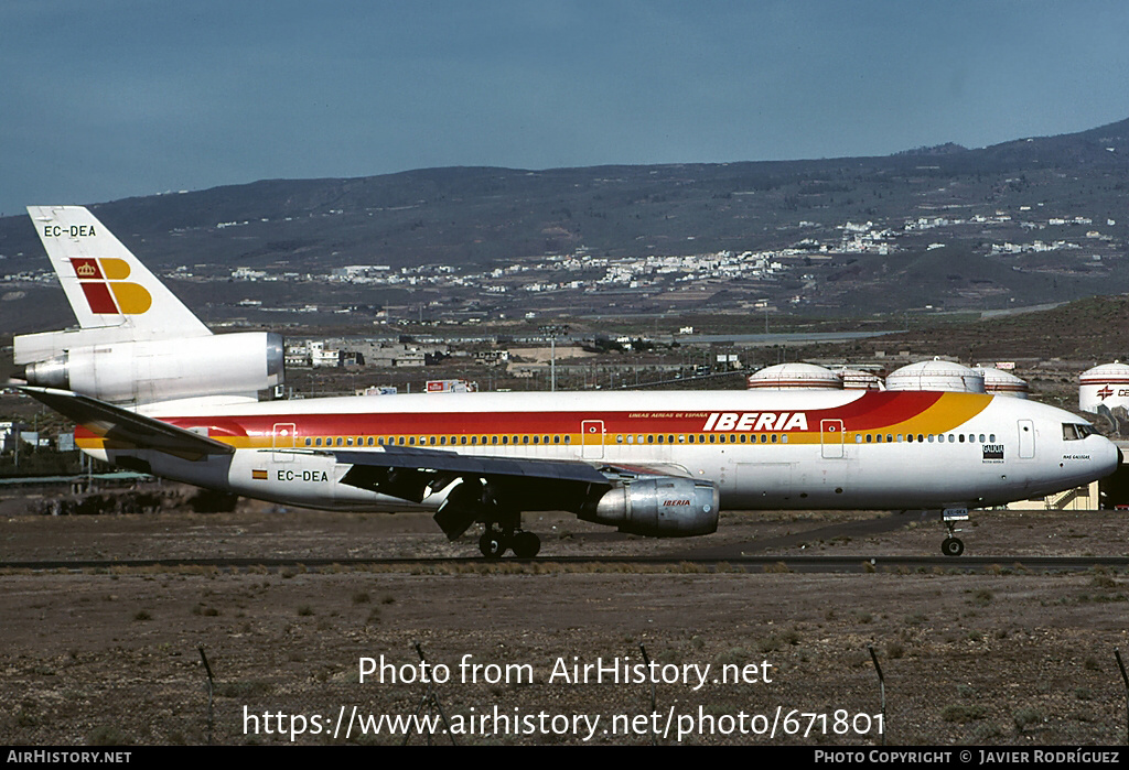 Aircraft Photo of EC-DEA | McDonnell Douglas DC-10-30 | Iberia | AirHistory.net #671801