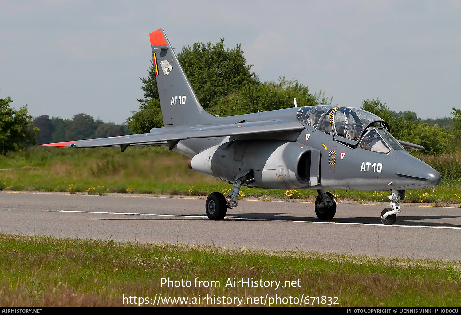 Aircraft Photo of AT10 | Dassault-Dornier Alpha Jet 1B+ | Belgium - Air Force | AirHistory.net #671832