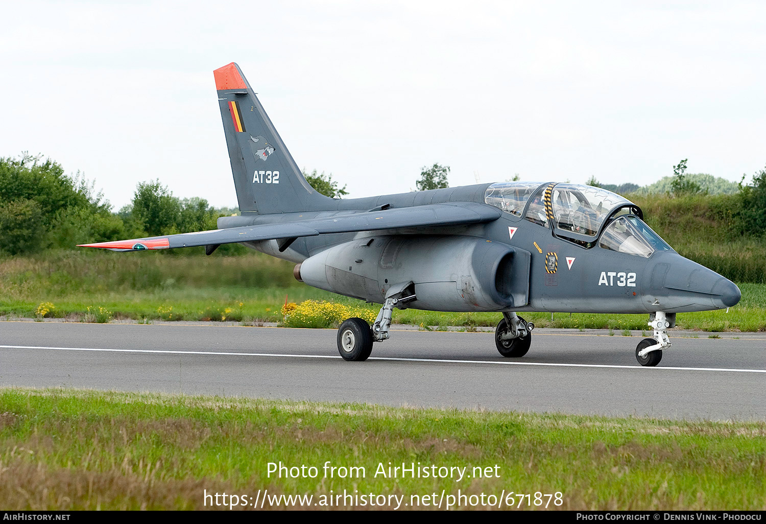 Aircraft Photo of AT32 | Dassault-Dornier Alpha Jet 1B+ | Belgium - Air Force | AirHistory.net #671878