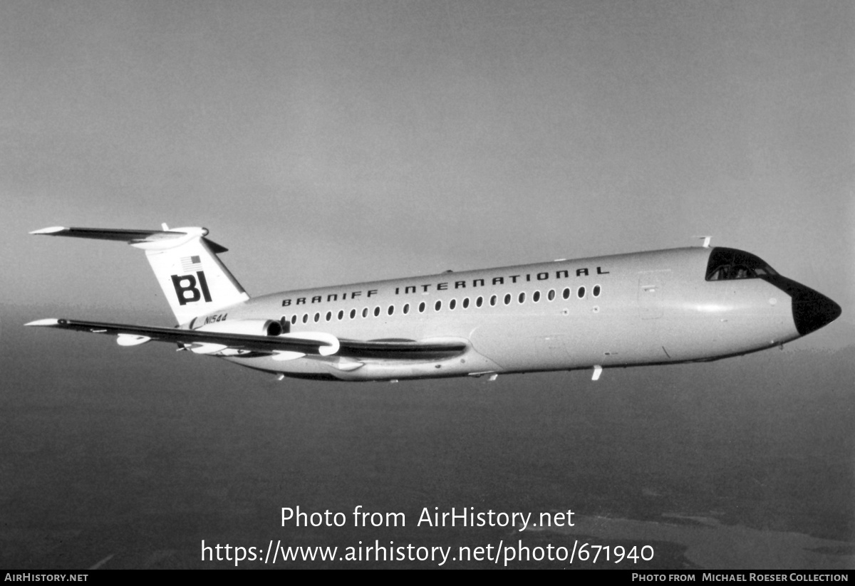 Aircraft Photo of N1544 | BAC 111-203AE One-Eleven | Braniff International Airways | AirHistory.net #671940