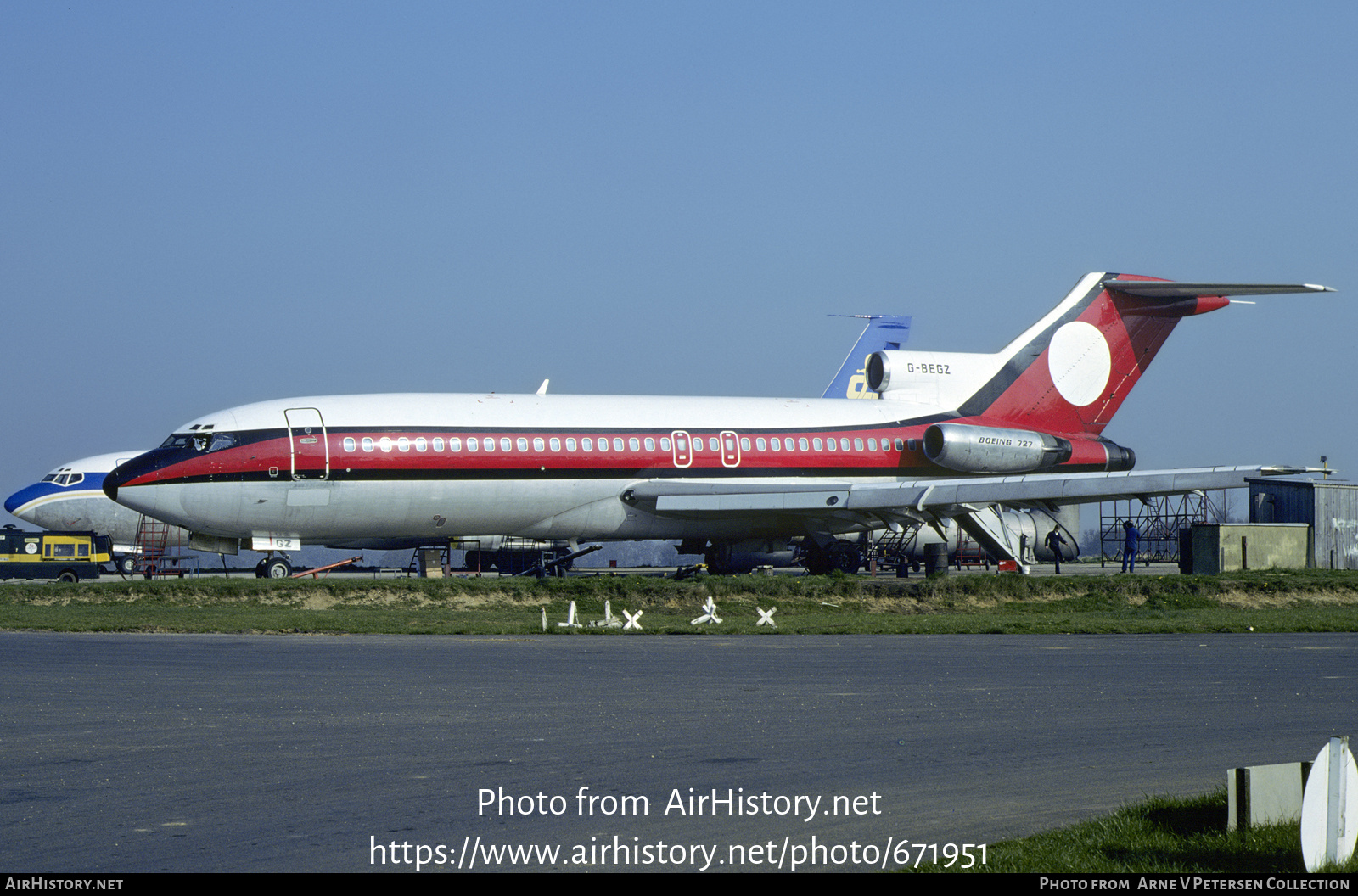 Aircraft Photo of G-BEGZ | Boeing 727-193 | Dan-Air London | AirHistory.net #671951