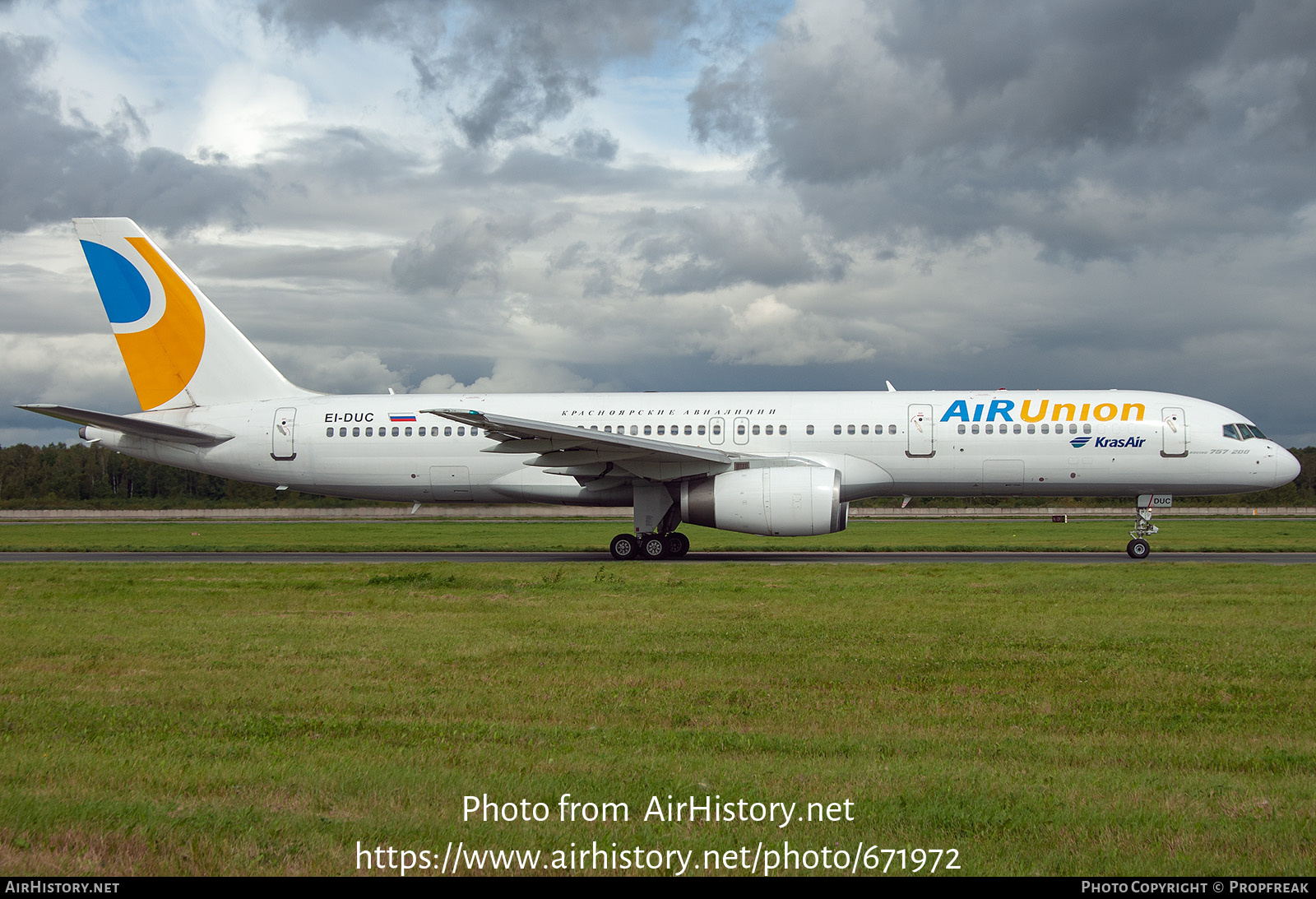 Aircraft Photo of EI-DUC | Boeing 757-256 | Air Union | AirHistory.net #671972