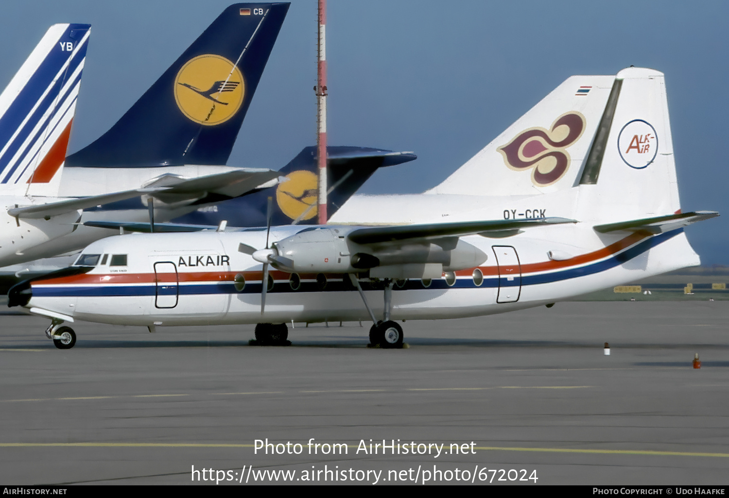 Aircraft Photo of OY-CCK | Fokker F27-600 Friendship | Alkair | AirHistory.net #672024