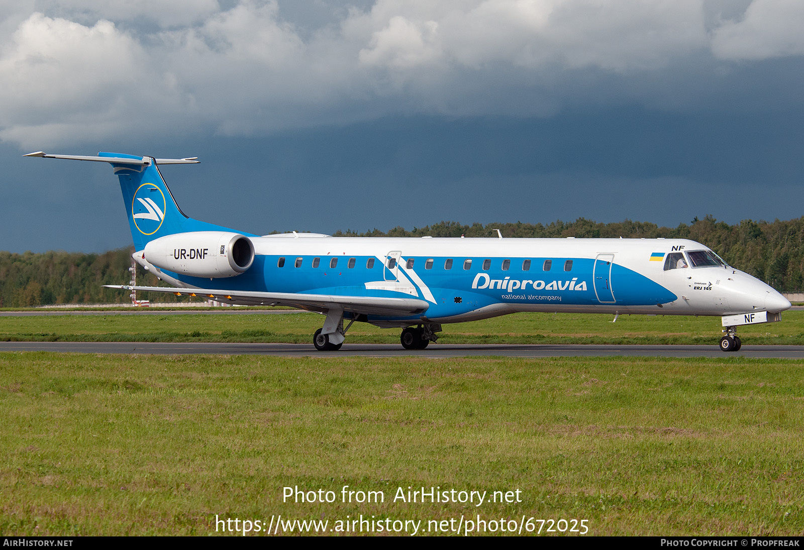 Aircraft Photo of UR-DNF | Embraer ERJ-145EU (EMB-145EU) | Dniproavia | AirHistory.net #672025