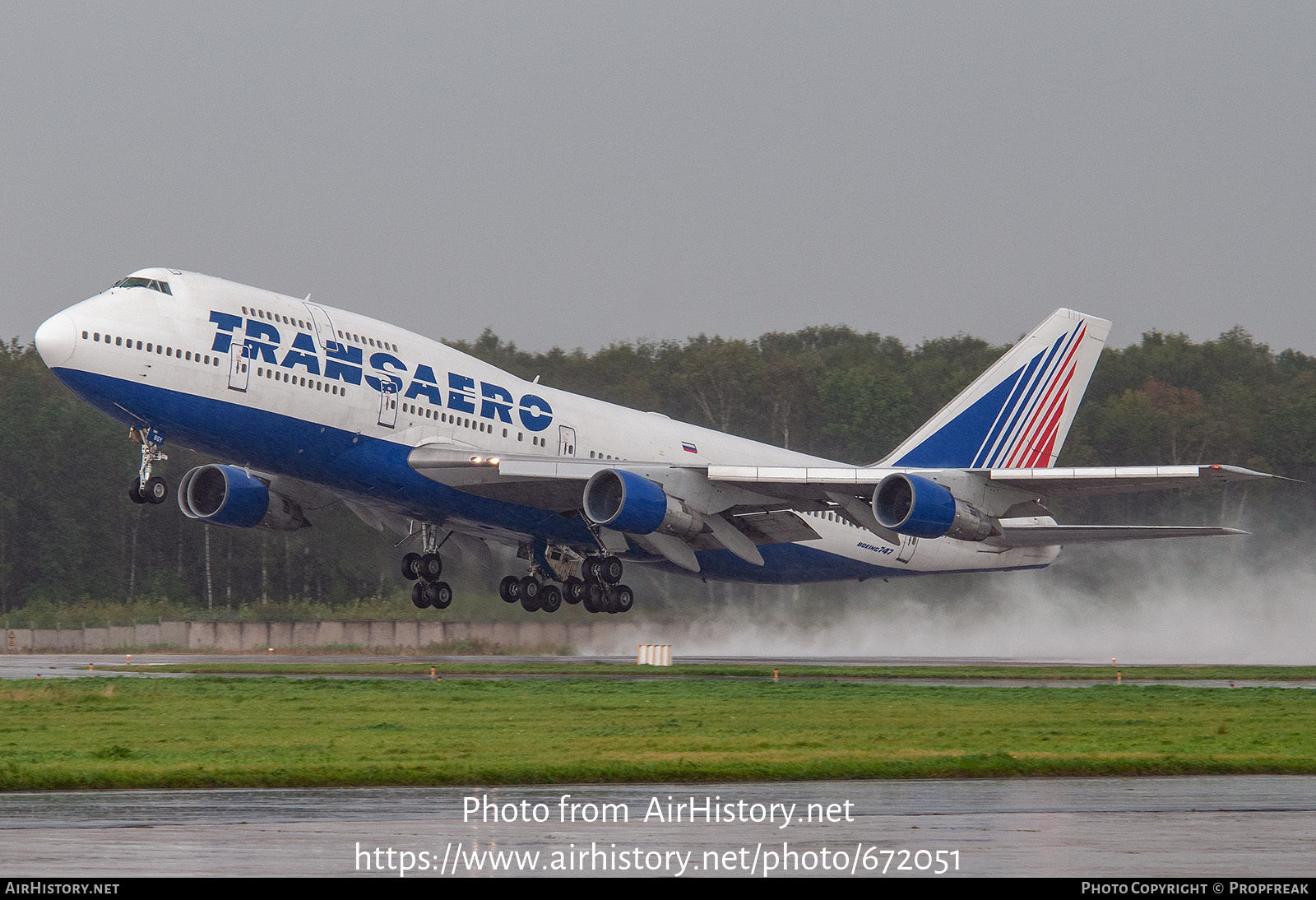 Aircraft Photo of VP-BGY | Boeing 747-346 | Transaero Airlines | AirHistory.net #672051