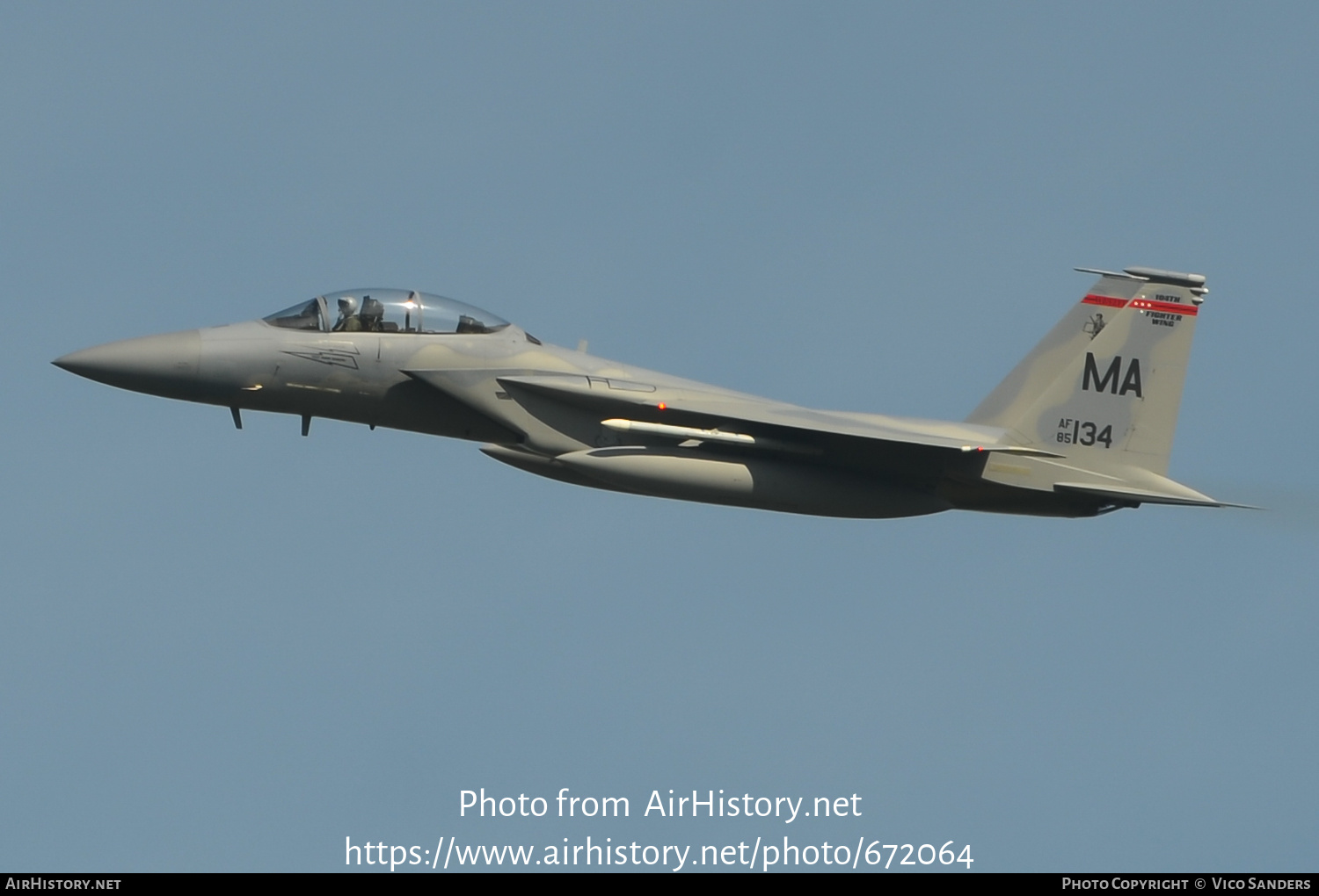 Aircraft Photo of 85-0134 / AF85-134 | McDonnell Douglas F-15D Eagle | USA - Air Force | AirHistory.net #672064