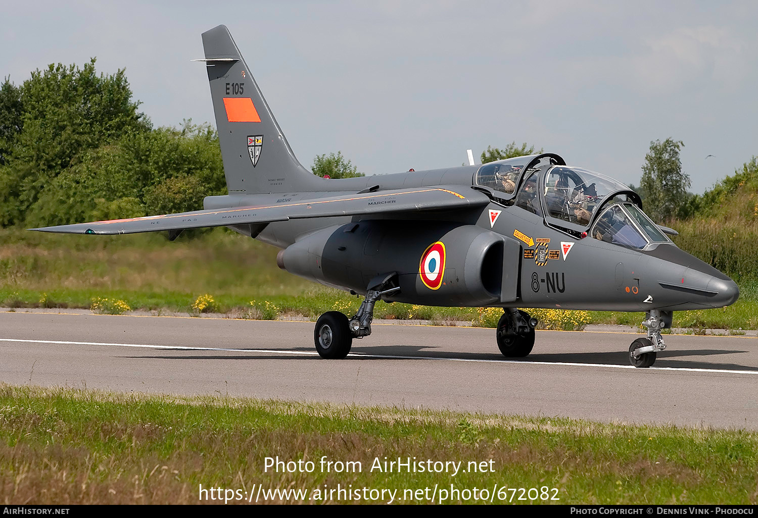 Aircraft Photo of E105 | Dassault-Dornier Alpha Jet E | France - Air Force | AirHistory.net #672082