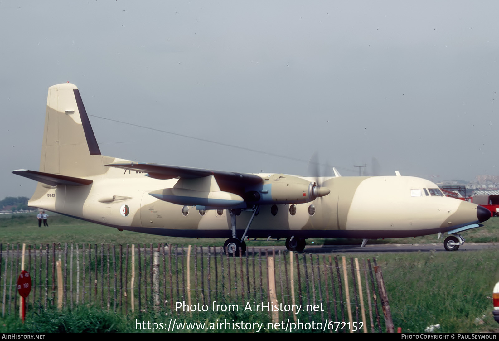 Aircraft Photo of 7T-WAQ | Fokker F27-400M Troopship | Algeria - Air Force | AirHistory.net #672152