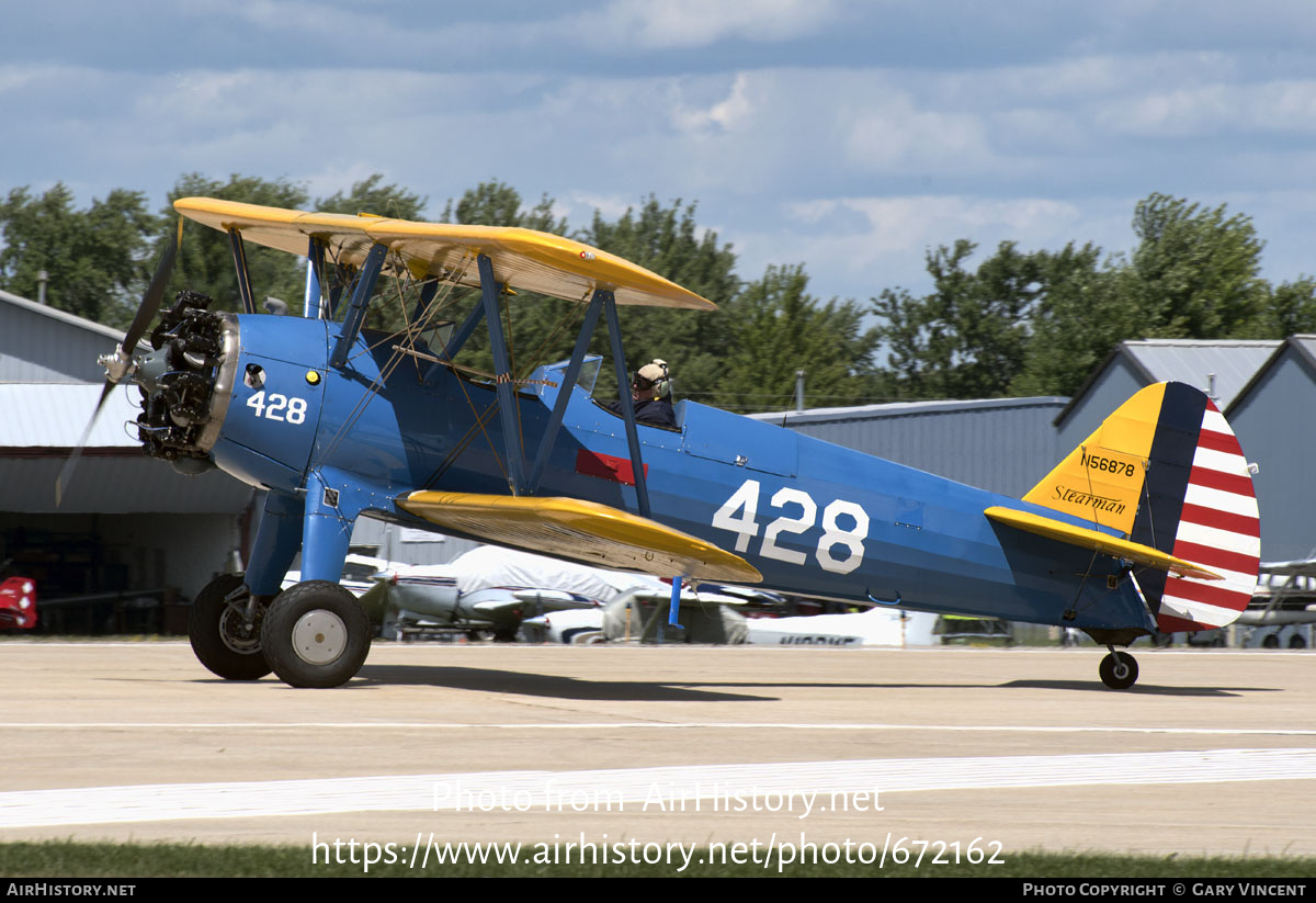 Aircraft Photo of N56878 | Boeing PT-17 Kaydet (A75N1) | USA - Air Force | AirHistory.net #672162