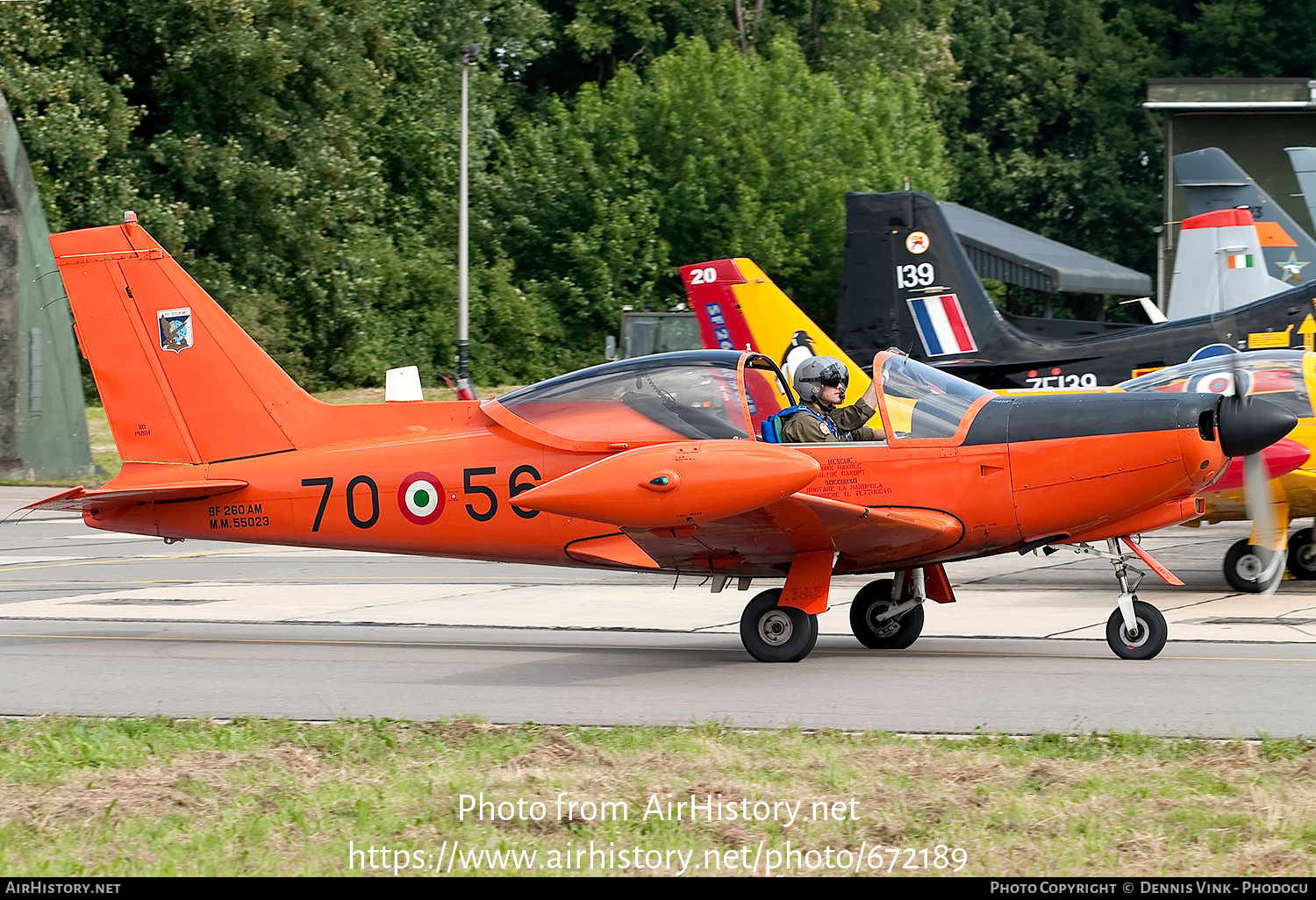 Aircraft Photo of MM55023 | SIAI-Marchetti SF-260AM | Italy - Air Force | AirHistory.net #672189