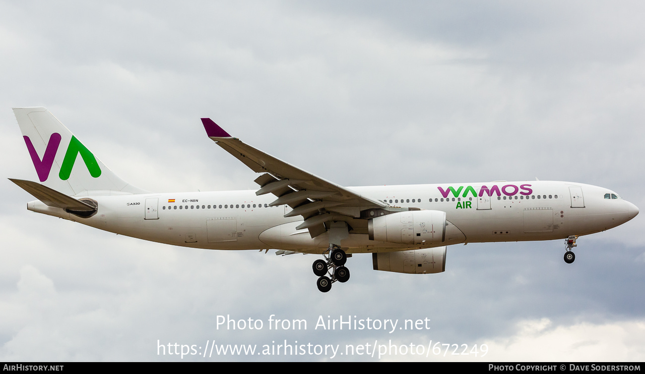 Aircraft Photo of EC-NBN | Airbus A330-243 | Wamos Air | AirHistory.net #672249