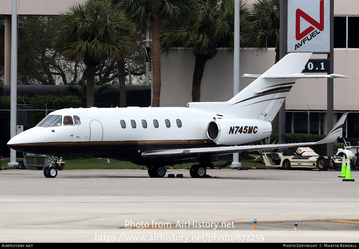 Aircraft Photo of N745MC | British Aerospace BAe-125-800B/XP | AirHistory.net #672259