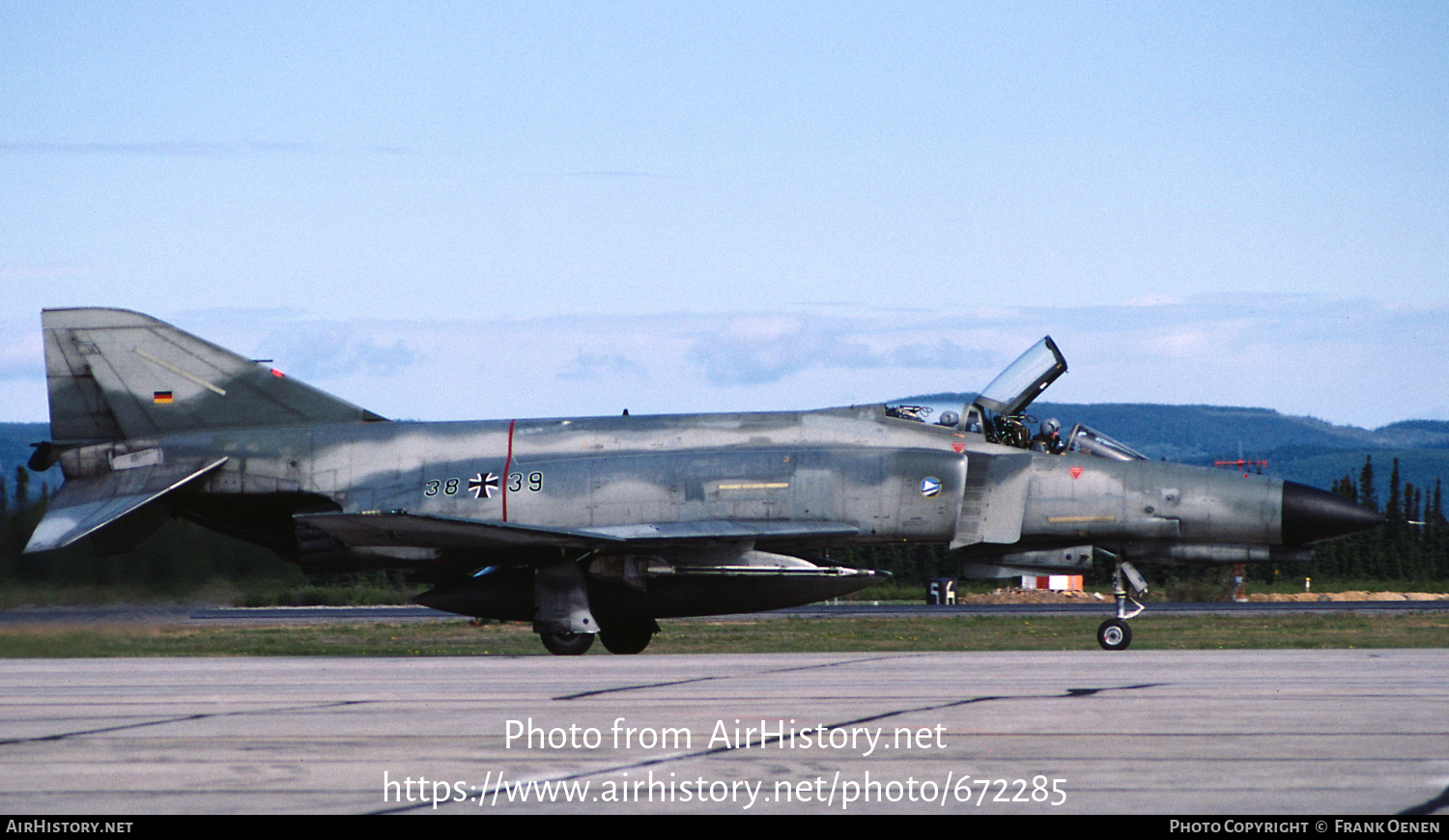 Aircraft Photo of 3839 | McDonnell Douglas F-4F Phantom II | Germany - Air Force | AirHistory.net #672285