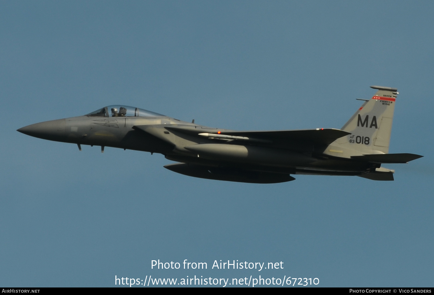 Aircraft Photo of 83-0018 / AF83-018 | McDonnell Douglas F-15C Eagle | USA - Air Force | AirHistory.net #672310