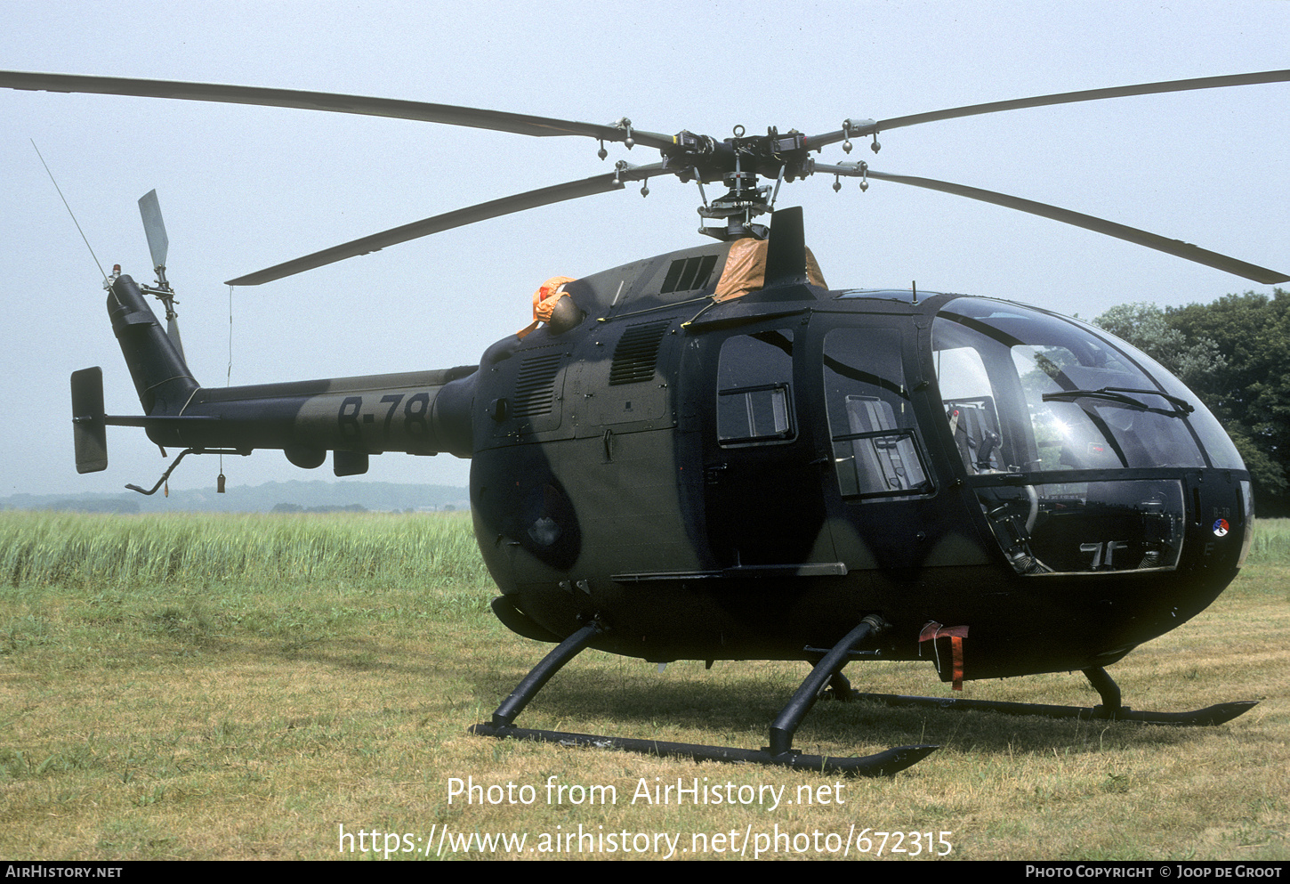 Aircraft Photo of B-78 | MBB BO-105CB | Netherlands - Air Force | AirHistory.net #672315