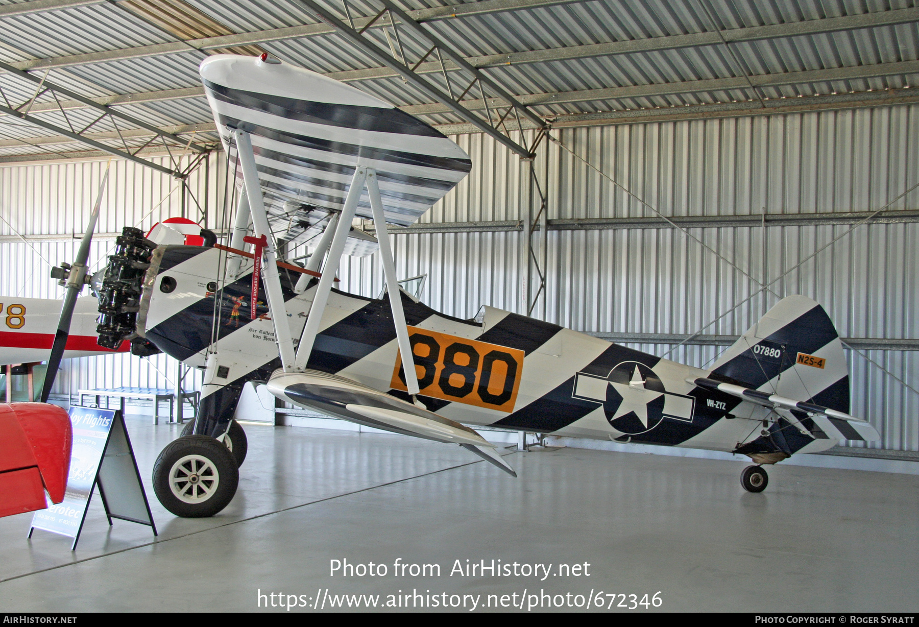 Aircraft Photo of VH-ZYZ / 07880 | Boeing N2S-4 Kaydet (A75N1) | USA - Air Force | AirHistory.net #672346