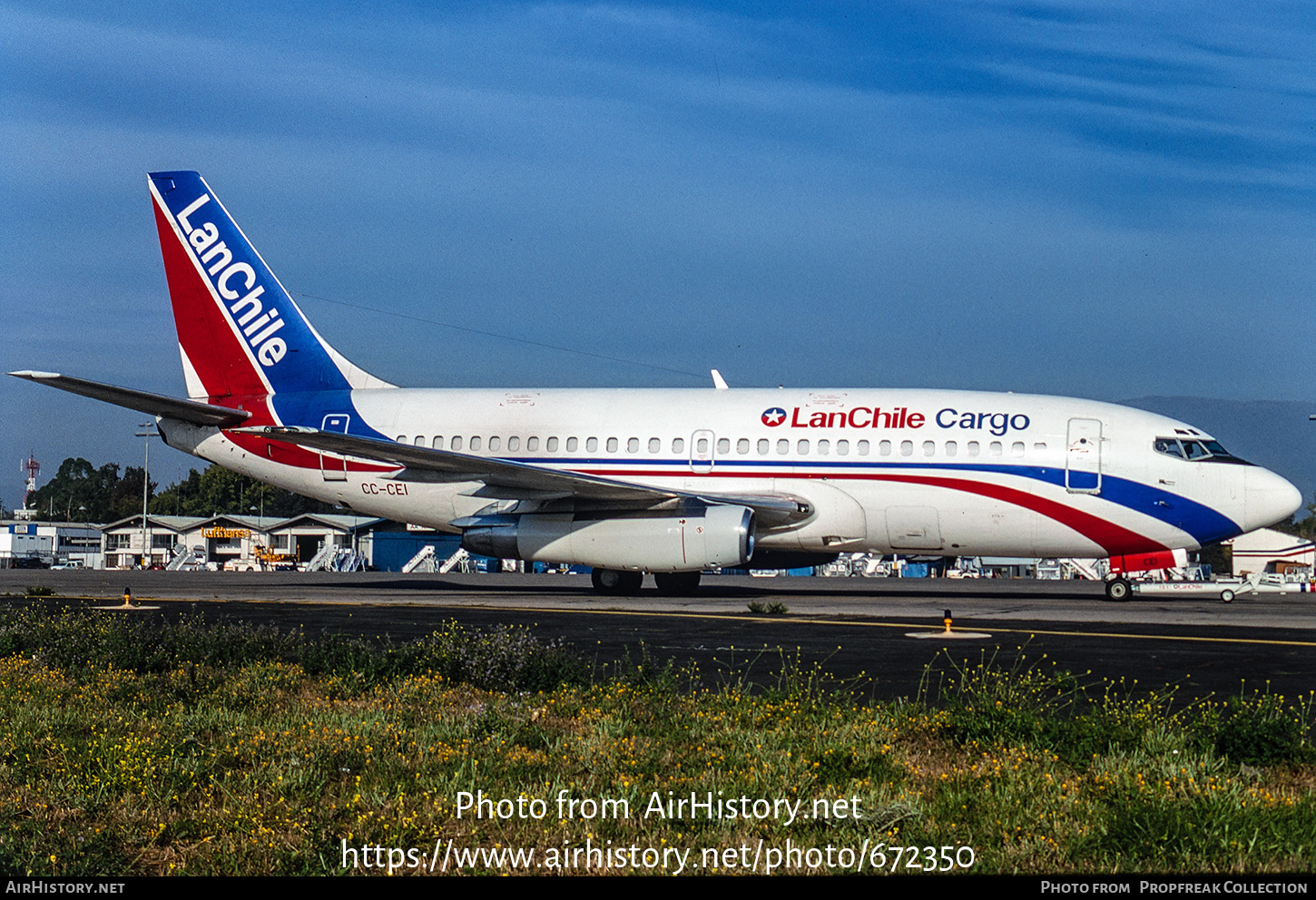 Aircraft Photo of CC-CEI | Boeing 737-248C | LAN Chile Cargo - Línea Aérea Nacional | AirHistory.net #672350