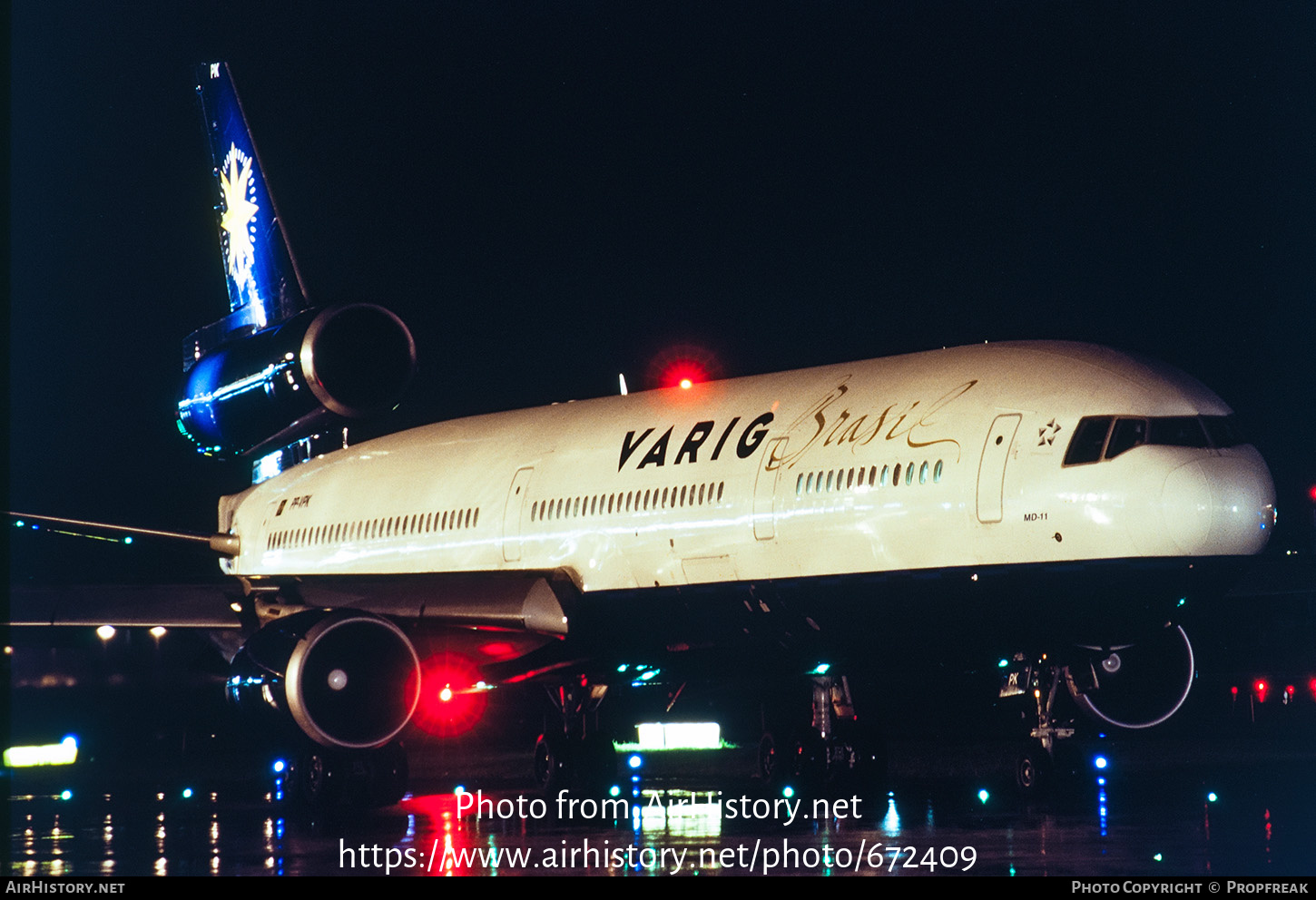 Aircraft Photo of PP-VPK | McDonnell Douglas MD-11 | Varig | AirHistory.net #672409