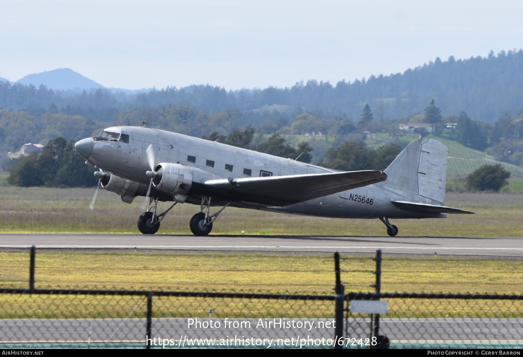 Aircraft Photo of N25646 | Douglas DC-3A | AirHistory.net #672428