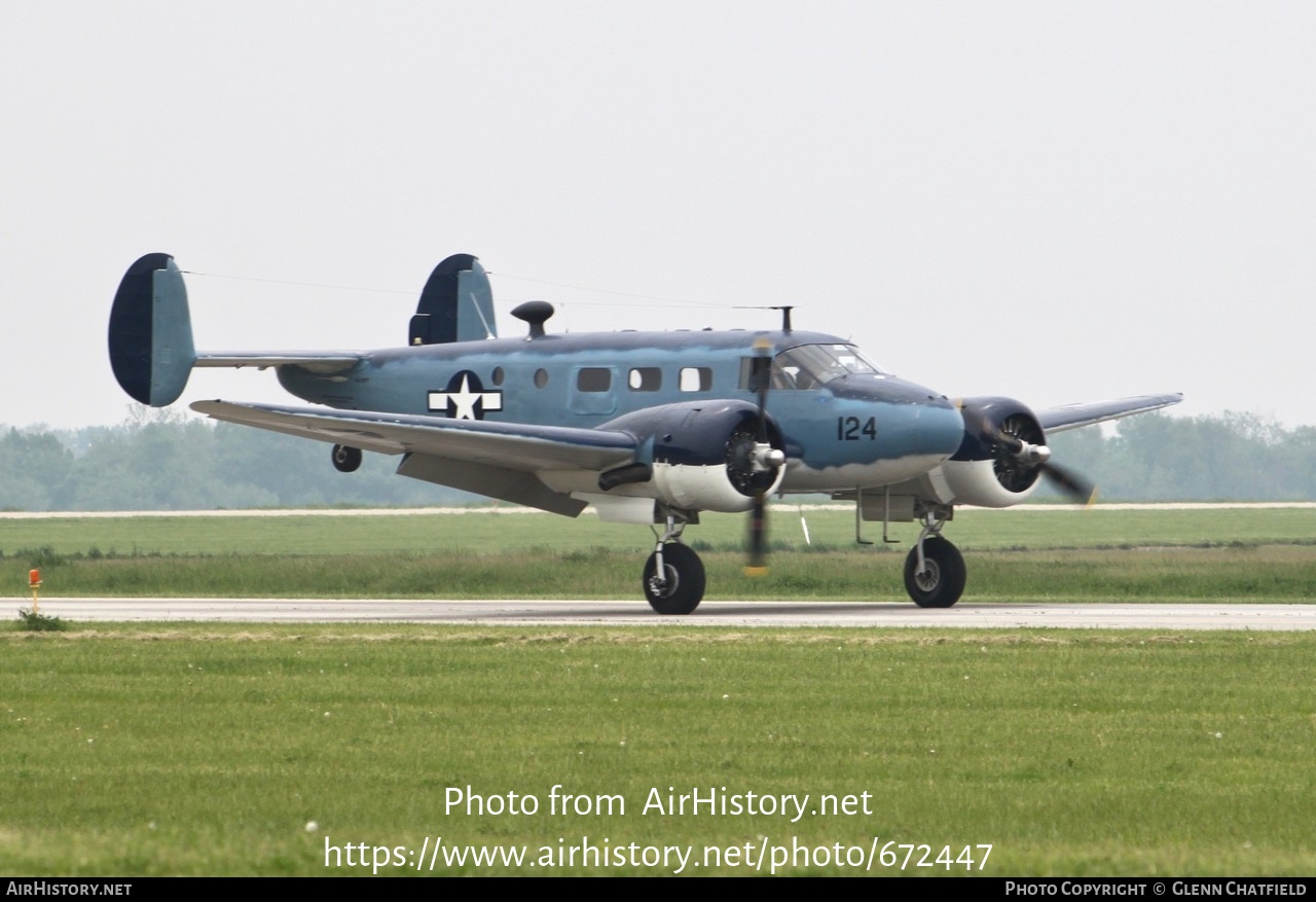 Aircraft Photo of N4207 | Beech RC-45J Expeditor | USA - Navy | AirHistory.net #672447