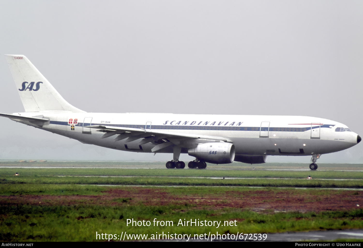 Aircraft Photo of OY-KAA | Airbus A300B2-320 | Scandinavian Airlines - SAS | AirHistory.net #672539